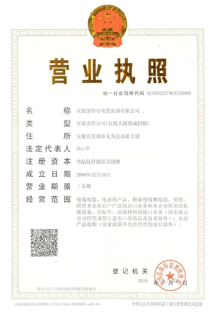 營業(yè)執(zhí)照