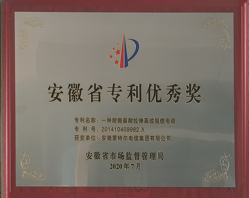 安徽省專利優(yōu)秀獎(jiǎng)