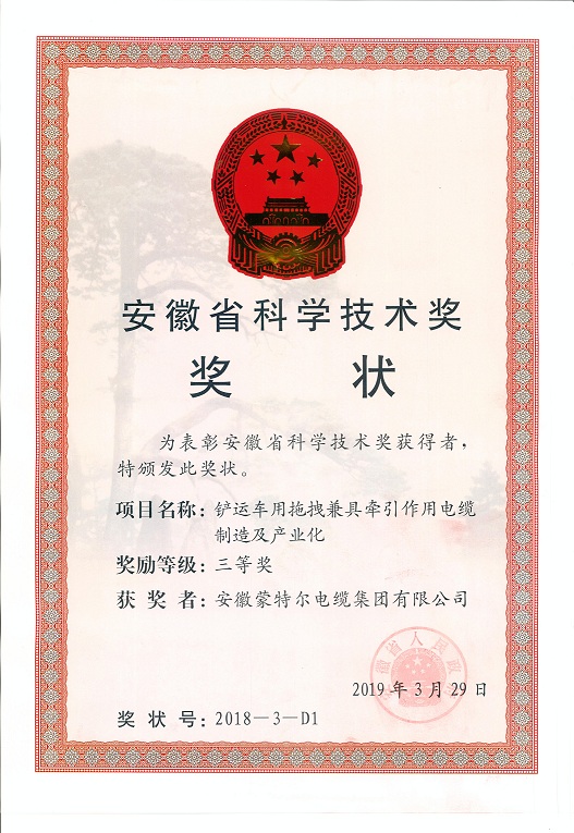 安徽科學(xué)技術(shù)獎(jiǎng)